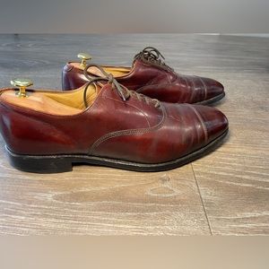 Allen Edmonds Park Avenue Mahogany Red-Brown Oxfords, Men’s Size 12 C